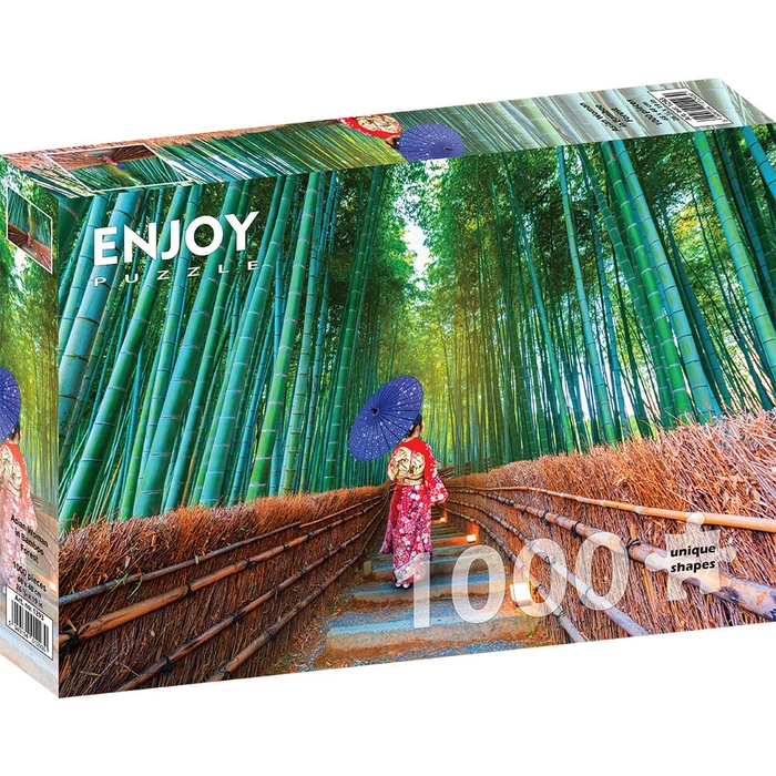 Enjoy Puzzle - 1293 - Asian Woman in Bamboo Forest - 1000 db-os puzzle