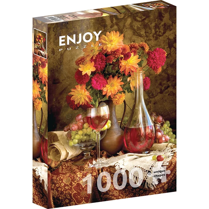 Enjoy Puzzle - 1332 - Dahlias and Wine - 1000 db-os puzzle