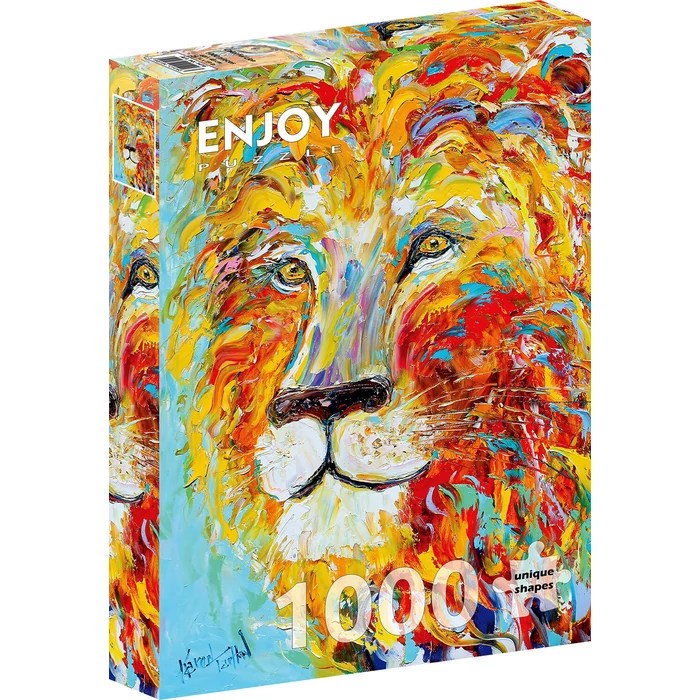 Enjoy Puzzle - 1416 - Colorful Lion - 1000 db-os puzzle