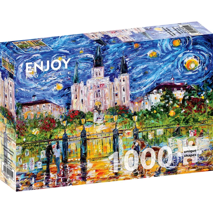 Enjoy Puzzle - 1455 - Jackson Square, New Orleans - 1000 db-os puzzle