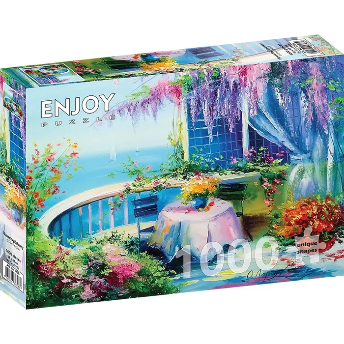 Enjoy Puzzle - 1708 - Flowering Balcony - 1000 db-os puzzle
