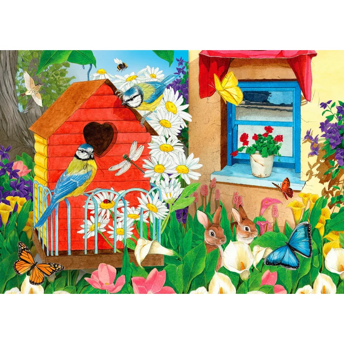 Enjoy Puzzle - 1913 - Birdhouse Garden - 1000 db-os puzzle