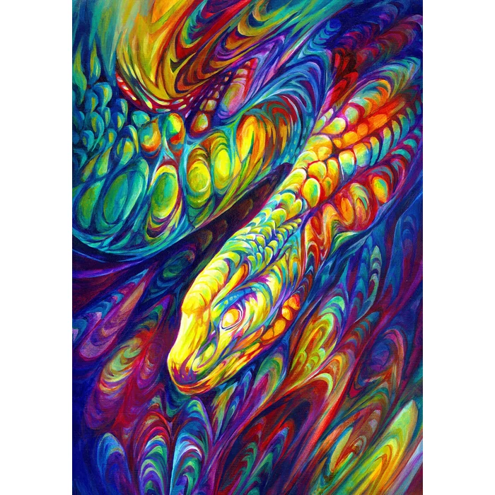 Enjoy Puzzle - 2015 - Rainbow Snake - 1000 db-os puzzle