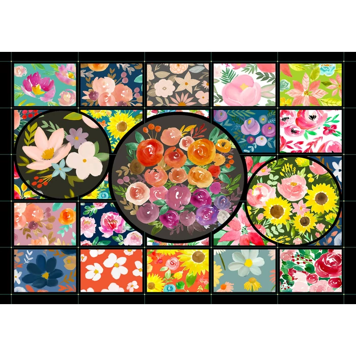 Enjoy Puzzle - 2045 - Lacy's Flower Garden - 1000 db-os puzzle