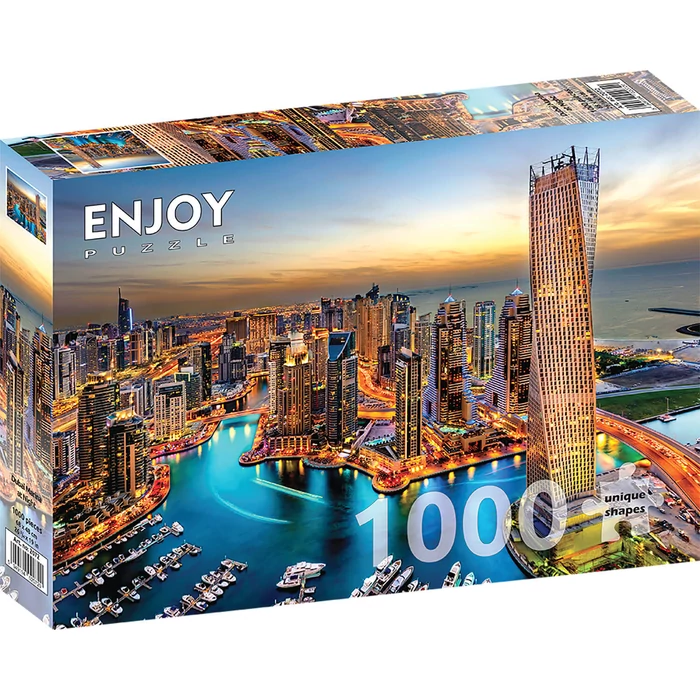 Enjoy Puzzle - 2072 - Dubai Marina at Night - 1000 db-os puzzle