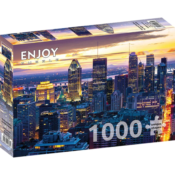 Enjoy Puzzle - 2085 - Montreal Skyline by Night, Canada - 1000 db-os puzzle