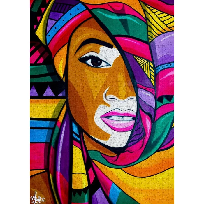 Enjoy Puzzle - 1862 - African Beauty - 1000 db-os puzzle