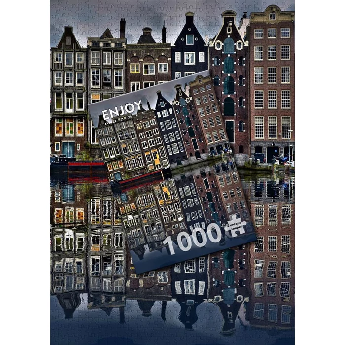 Enjoy Puzzle - 2114 - Amsterdam Houses - 1000 db-os puzzle