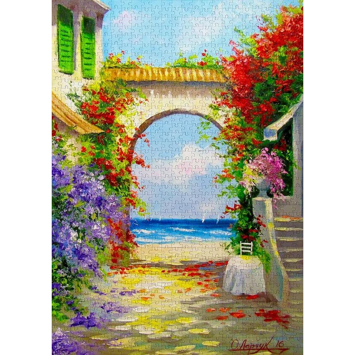Enjoy Puzzle - 1769 - At the Sea Shore - 1000 db-os puzzle