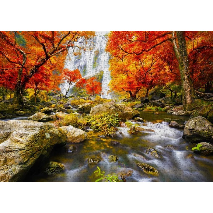 Enjoy Puzzle - 1245 - Autumn Waterfall - 1000 db-os puzzle