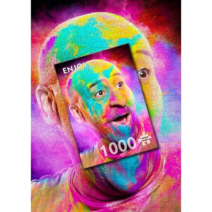 Enjoy Puzzle - 1377 - Bald Man Laughing - 1000 db-os puzzle