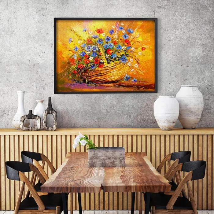 Enjoy Puzzle - 1687 - Basket with Flowers - 1000 db-os puzzle