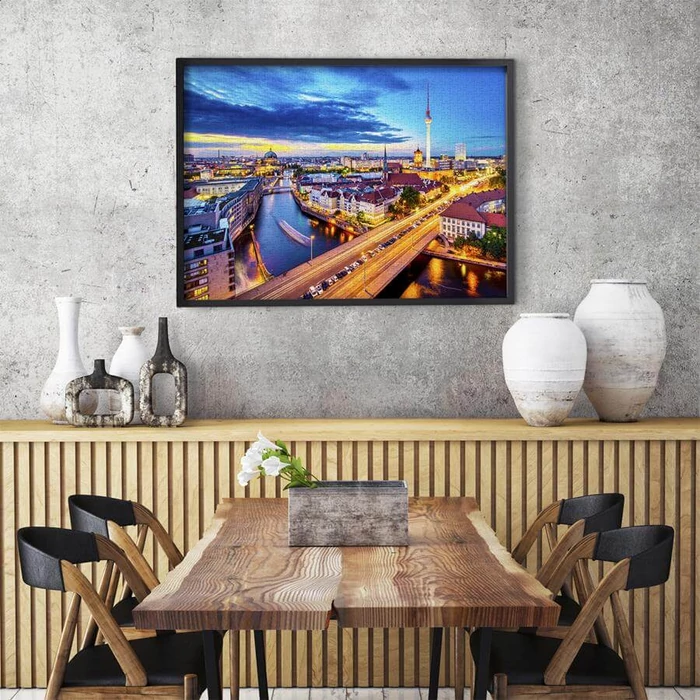 Enjoy Puzzle - 2068 - Berlin Cityscape by Night - 1000 db-os puzzle
