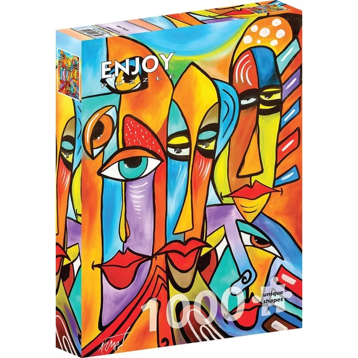 Enjoy Puzzle - 1865 - Bico Faces - 1000 db-os puzzle