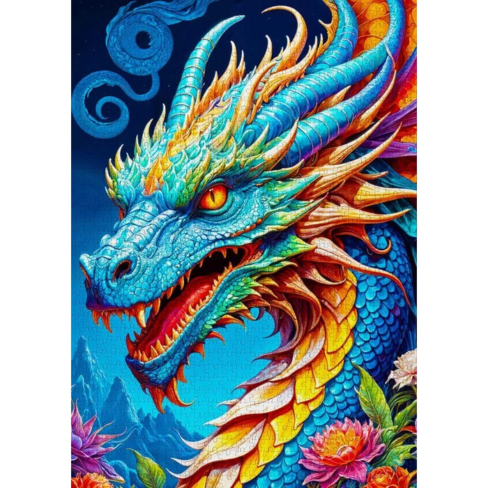 Enjoy Puzzle - 2143 - Blue Dragon - 1000 db-os puzzle