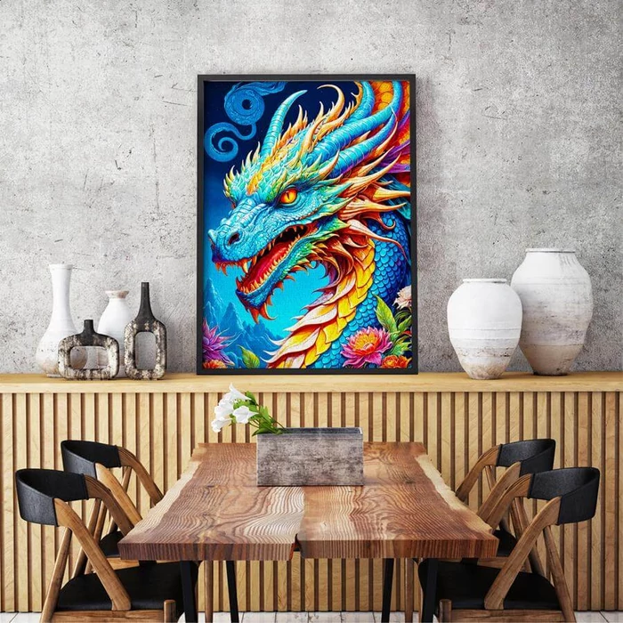 Enjoy Puzzle - 2143 - Blue Dragon - 1000 db-os puzzle