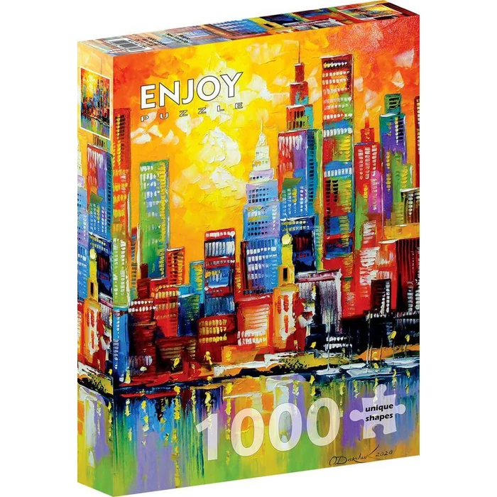 Enjoy Puzzle - 1784 - Bright New York City - 1000 db-os puzzle