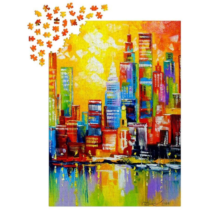 Enjoy Puzzle - 1784 - Bright New York City - 1000 db-os puzzle