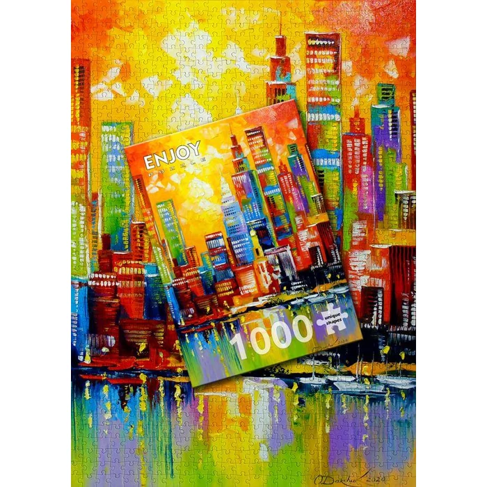 Enjoy Puzzle - 1784 - Bright New York City - 1000 db-os puzzle