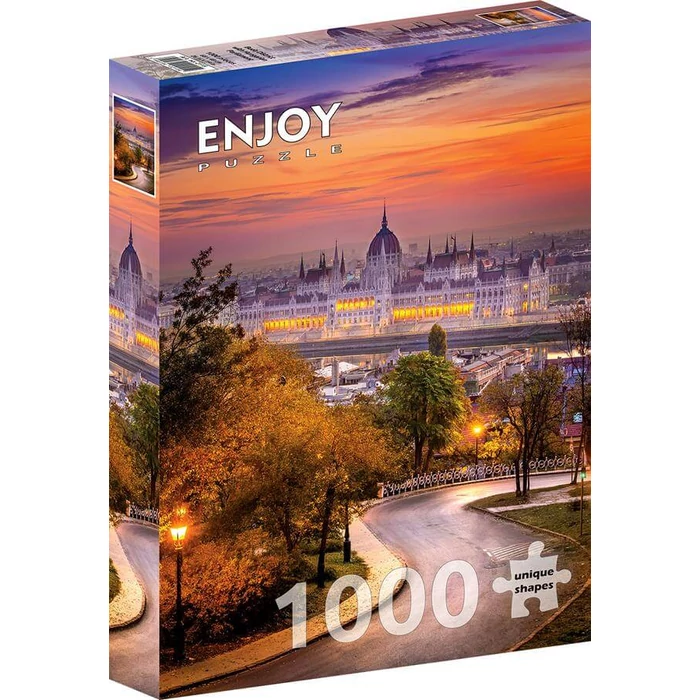 Enjoy Puzzle - 2115 - Buda District with Hungarian Parliament - 1000 db-os puzzle