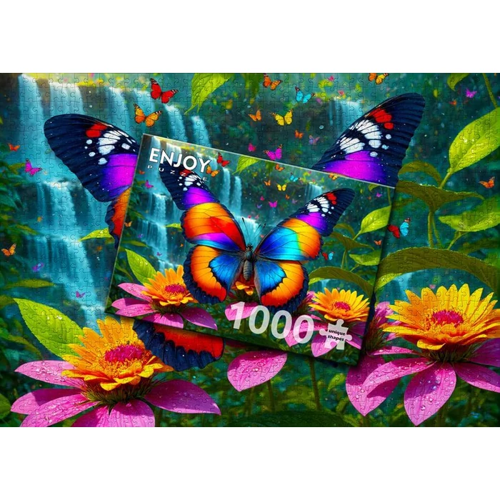 Enjoy Puzzle - 2135 - Butterfly in the Forest - 1000 db-os puzzle