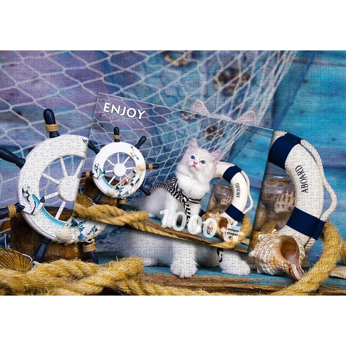 Enjoy Puzzle - 1329 - Captain Kitten - 1000 db-os puzzle