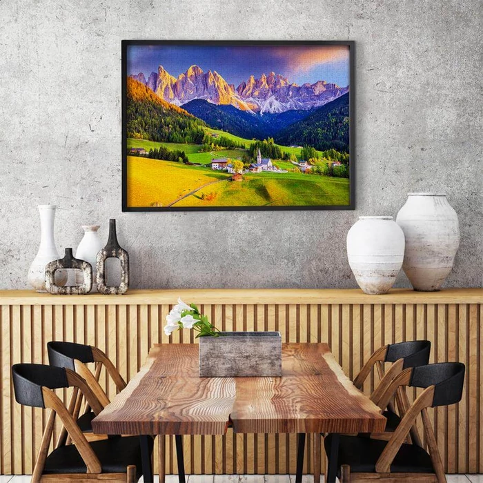 Enjoy Puzzle - 1320 - Church in Dolomites Mountains