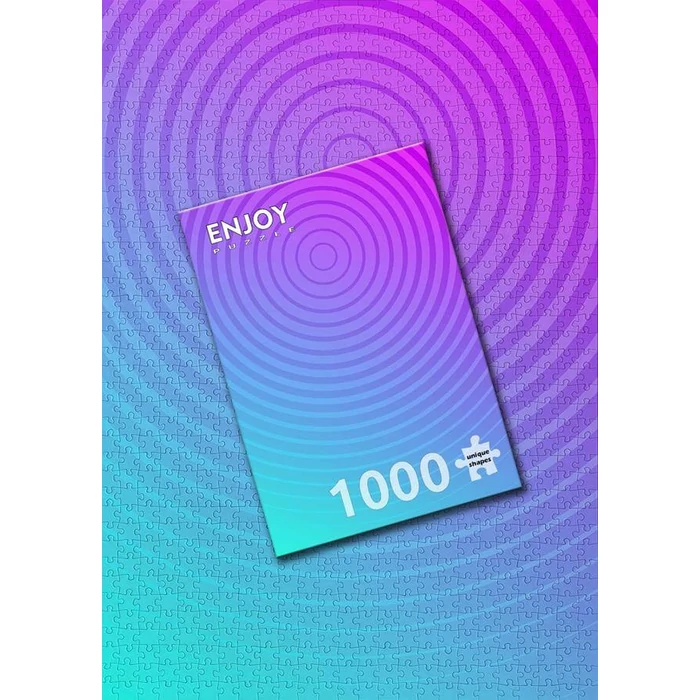 Enjoy Puzzle - 1308 - Circle Gradient Number Three - 1000 db-os puzzle
