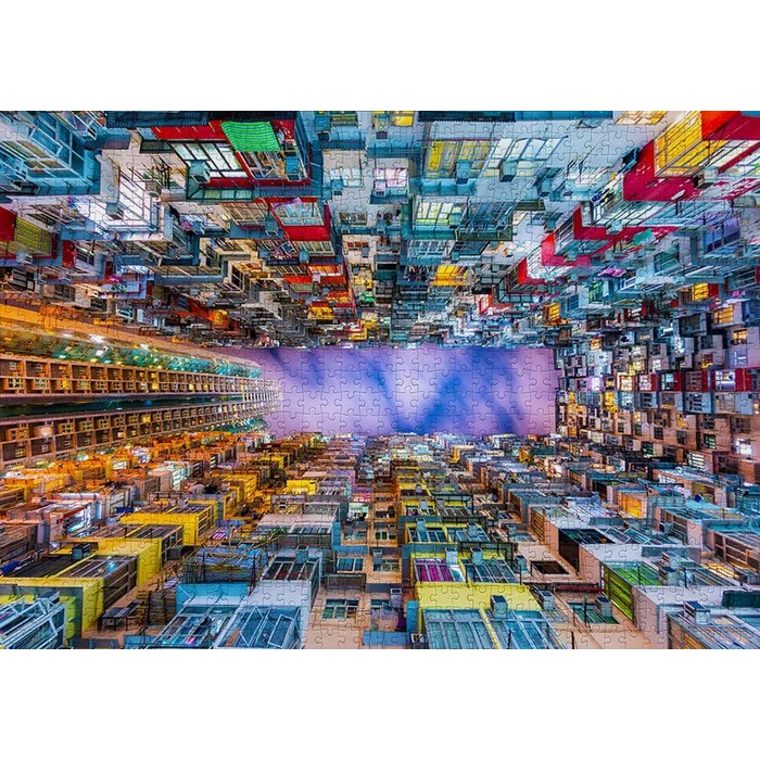 Enjoy Puzzle - 1290 - Colorful Apartment Building