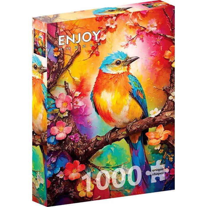 Enjoy Puzzle - 2147 - Colorful Birdie - 1000 db-os puzzle