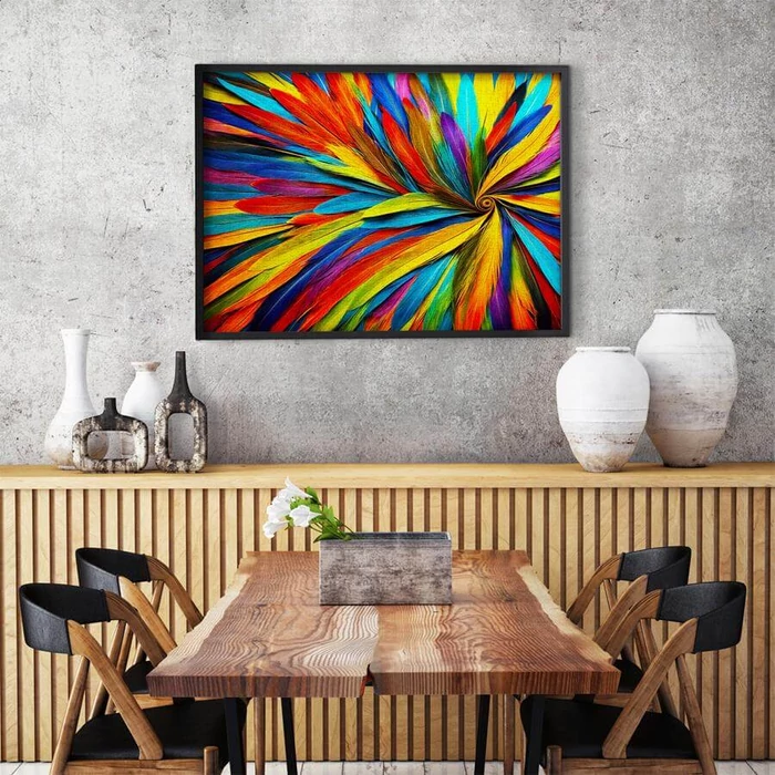 Enjoy Puzzle - 2133 - Colorful Feathers - 1000 db-os puzzle