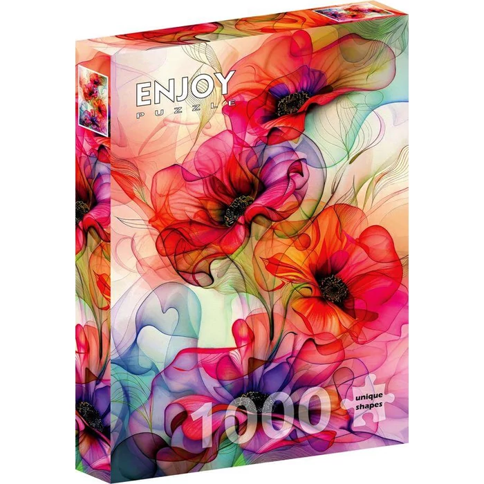 Enjoy 2304 - Colorful Flower Flow - 1000 db-os puzzle