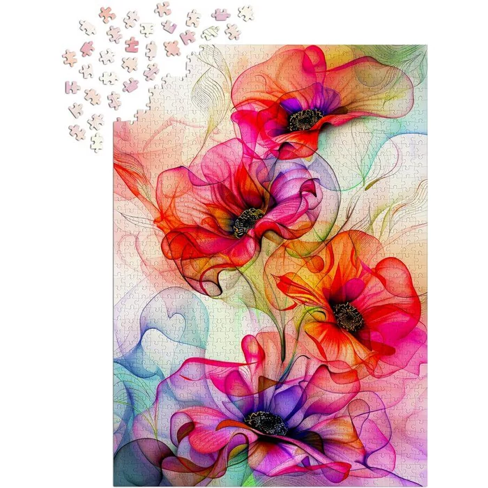 Enjoy 2304 - Colorful Flower Flow - 1000 db-os puzzle
