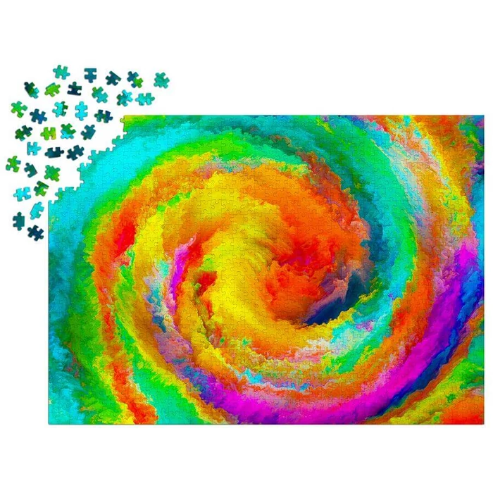 Enjoy Puzzle - 1236 - Colorful Gradient Swirl - 1000 db-os puzzle