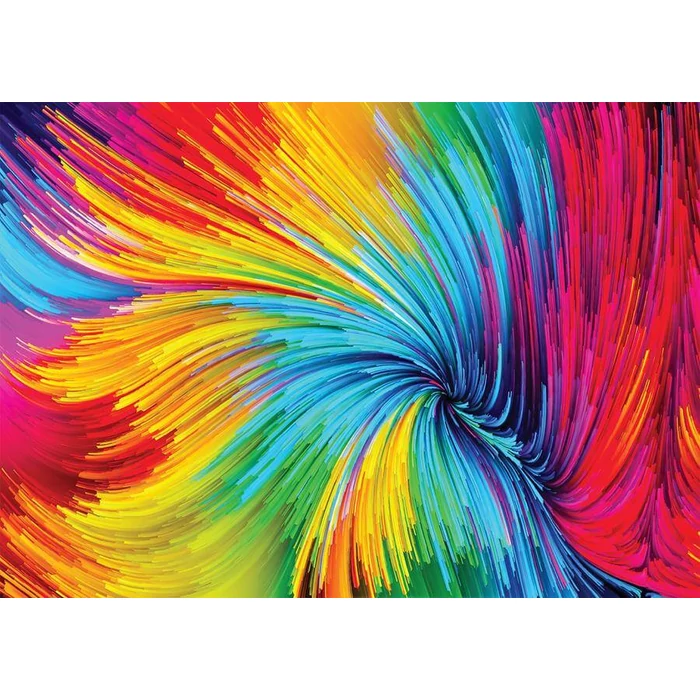Enjoy Puzzle - 1095 - Colorful Paint Swirl - 1000 db-os puzzle