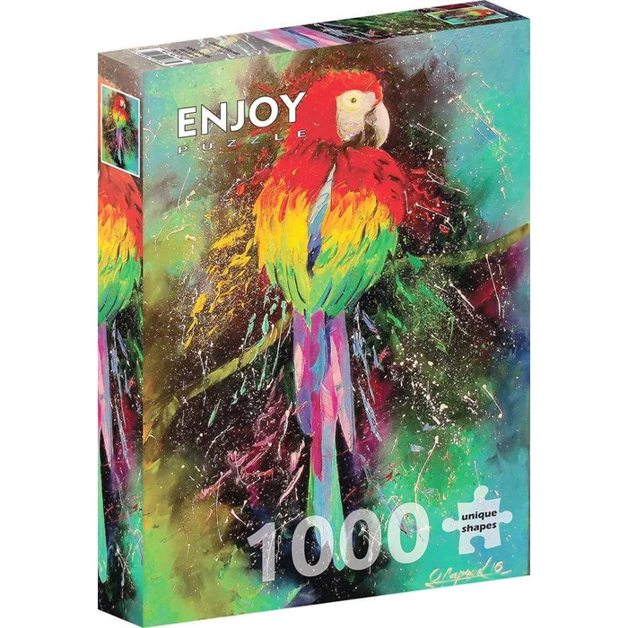 Enjoy Puzzle - 1787 - Colorful Parrot - 1000 db-os puzzle