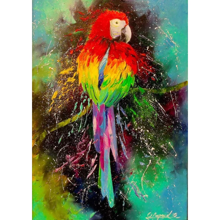 Enjoy Puzzle - 1787 - Colorful Parrot - 1000 db-os puzzle