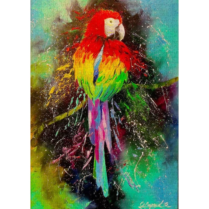 Enjoy Puzzle - 1787 - Colorful Parrot - 1000 db-os puzzle