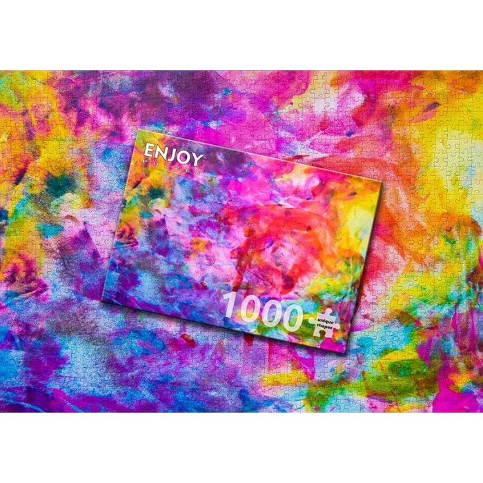 Enjoy Puzzle - 1092 - Colourful Abstract Oil Painting - 1000 db-os puzzle