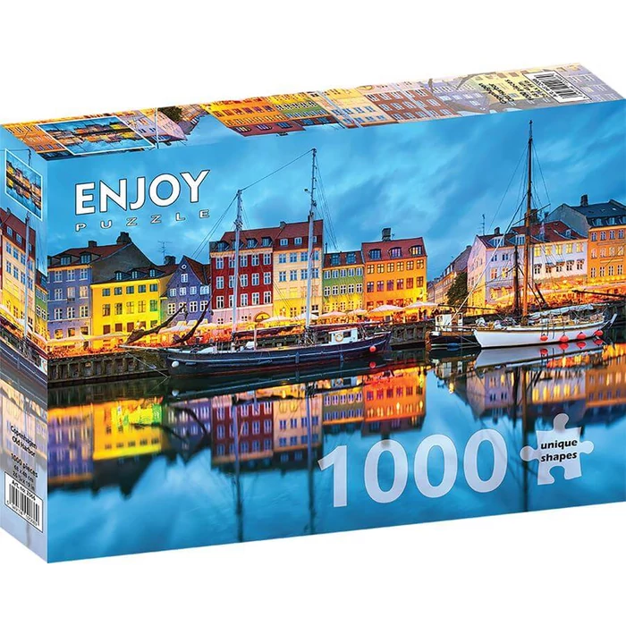 Enjoy Puzzle - 2066 - Copenhagen Old Harbor - 1000 db-os puzzle