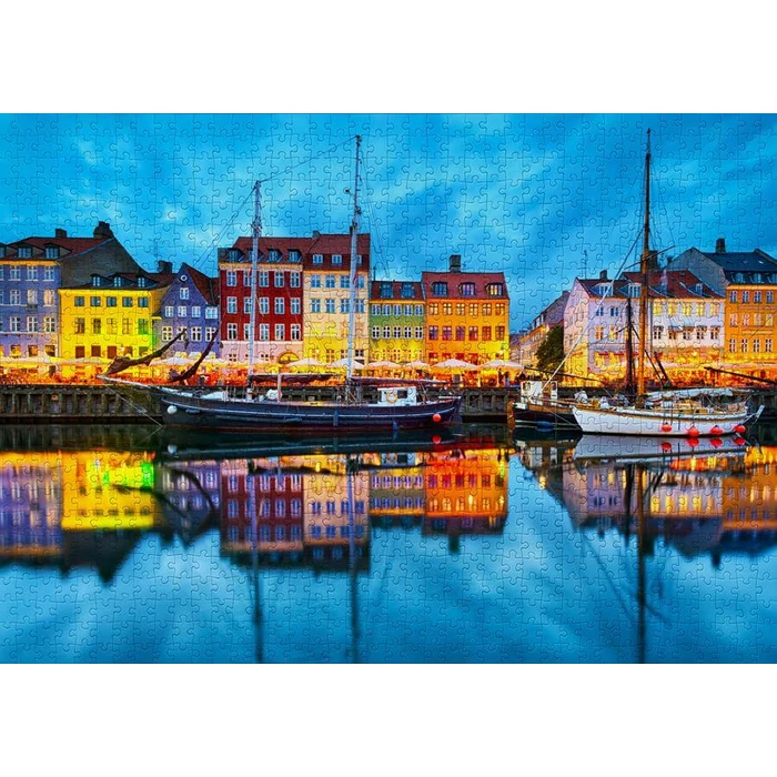 Enjoy Puzzle - 2066 - Copenhagen Old Harbor - 1000 db-os puzzle