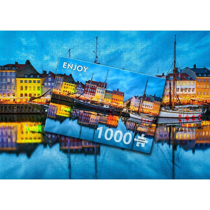 Enjoy Puzzle - 2066 - Copenhagen Old Harbor - 1000 db-os puzzle