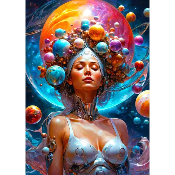 Enjoy Puzzle - 2142 - Cosmic Godess - 1000 db-os puzzle