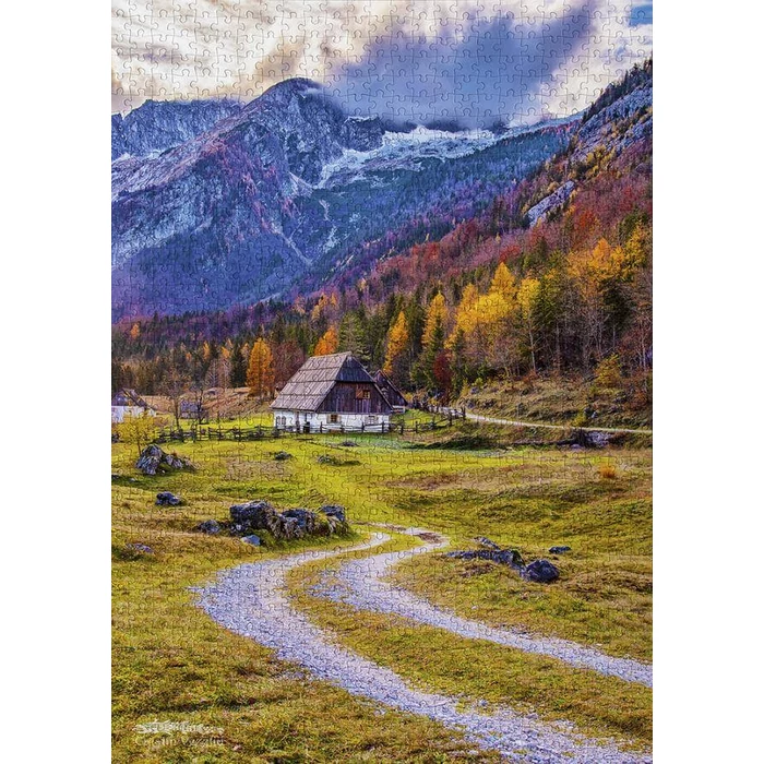 Enjoy Puzzle - 1074 - Cottage in the Mountains - 1000 db-os puzzle