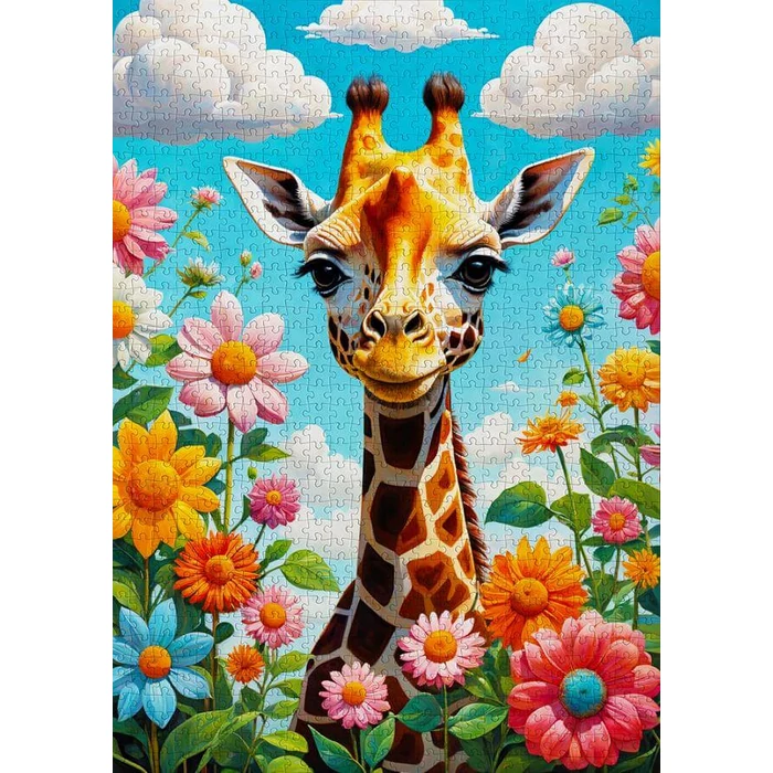 Enjoy Puzzle - 2151 - Cute Giraffe - 1000 db-os puzzle