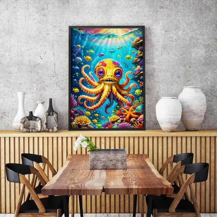 Enjoy Puzzle - 2158 - Cute Octopus - 1000 db-os puzzle