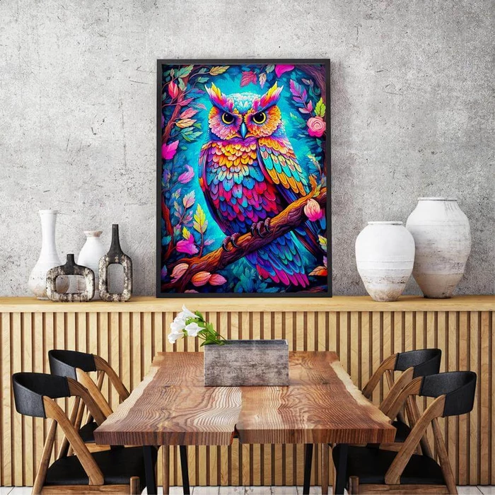 Enjoy Puzzle - 2224 - Dazzling Owl - 1000 db-os puzzle