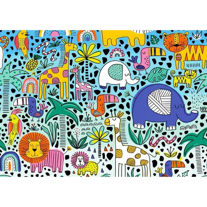 Enjoy Puzzle - 1922 - Doodle Safari - 1000 db-os puzzle