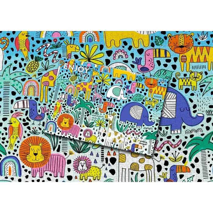 Enjoy Puzzle - 1922 - Doodle Safari - 1000 db-os puzzle