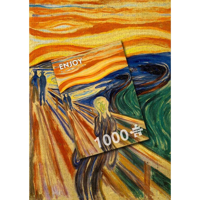 Enjoy Puzzle - 1392 - Edvard Munch: The Scream - 1000 db-os puzzle